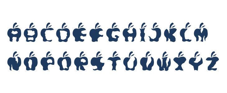 Gigit ApelRegular Lowercase