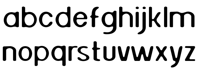 Gihun Font LOWERCASE