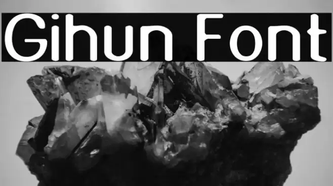 Gihun Font examples