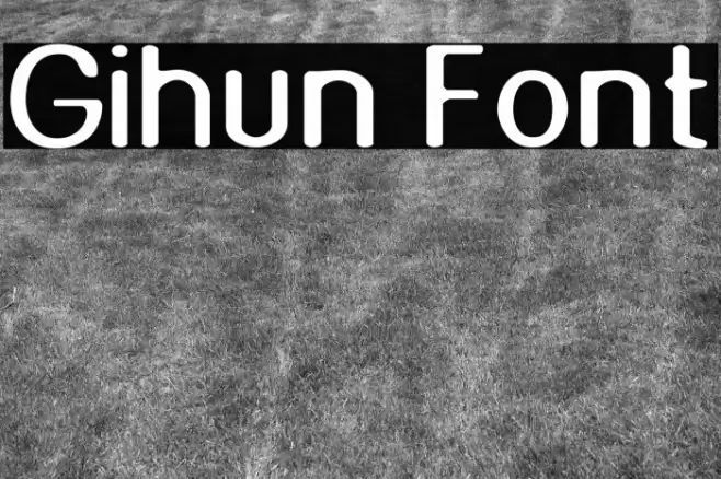 Gihun Font examples
