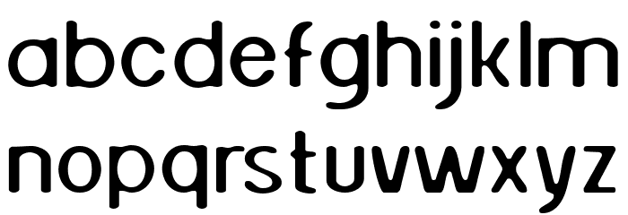 Gihun Font LOWERCASE