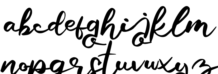 Giji FREE Font LOWERCASE