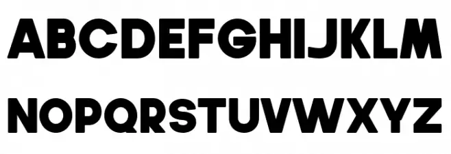 Gila Bold Шрифта ВЕРХНИЙ