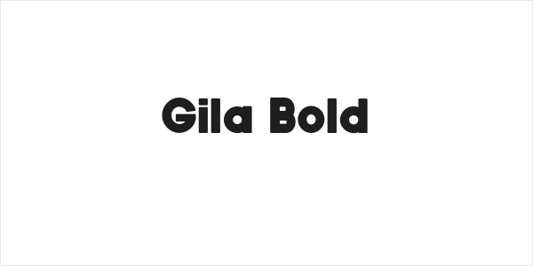 Gila Bold Logo