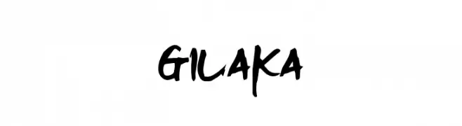 Gilaka  Frei Schriftart Herunterladen
