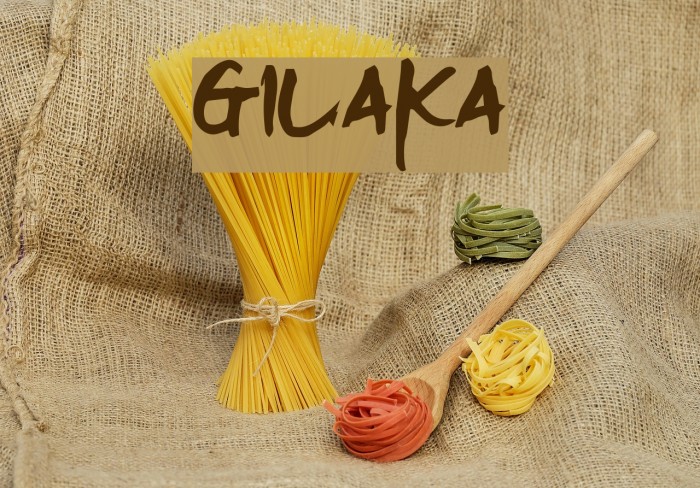 Gilaka Font examples