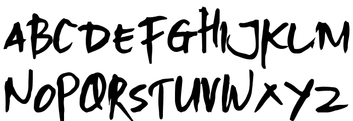 Gilaka Font LOWERCASE