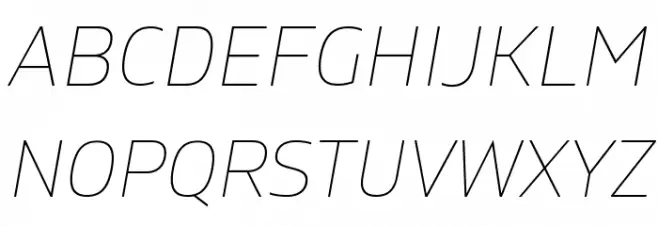 Gilam Thin Italic DEMO Шрифта ВЕРХНИЙ