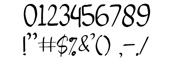 Gilang フォント その他の文字