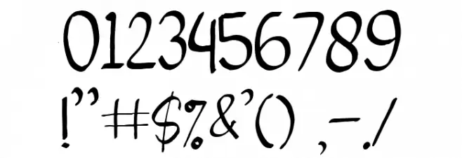 Gilang Font OTHER CHARS