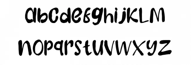 Gilang फ़ॉन्ट लोअरकेस