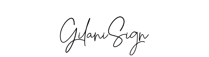 Gilani Sign  नि: शुल्क फ़ॉन्ट्स डाउनलोड
