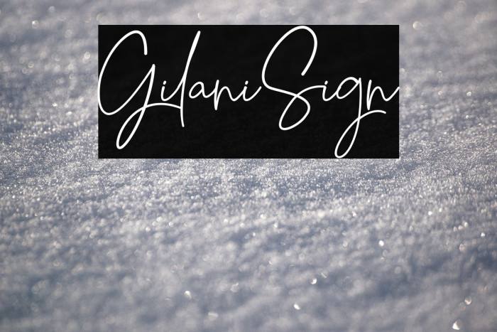 Gilani Sign Example 1