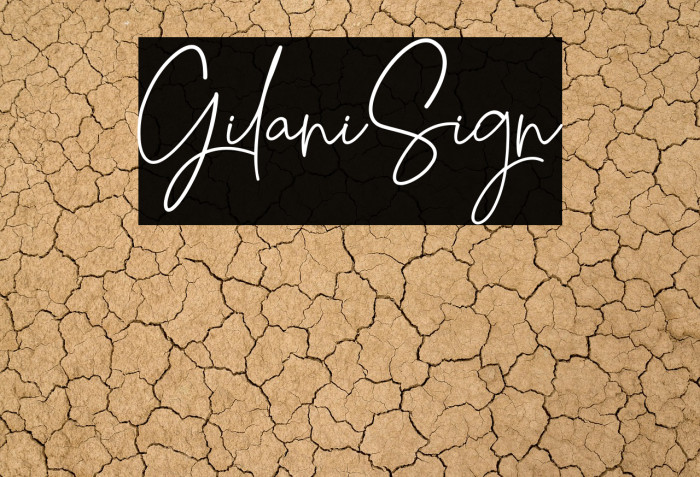 Gilani Sign Example 3