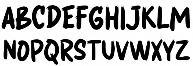 Gilap Font Litere mari