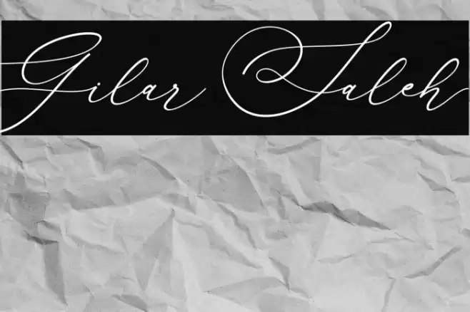 Gilar Saleh Caratteri examples