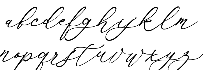 Gilar Saleh Font LOWERCASE