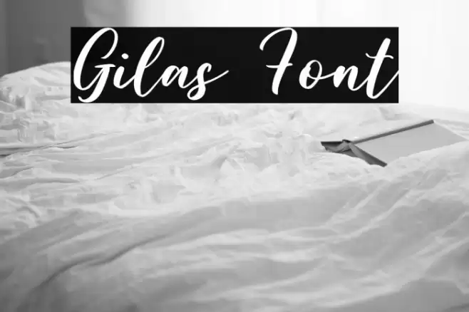 Gilas Font examples