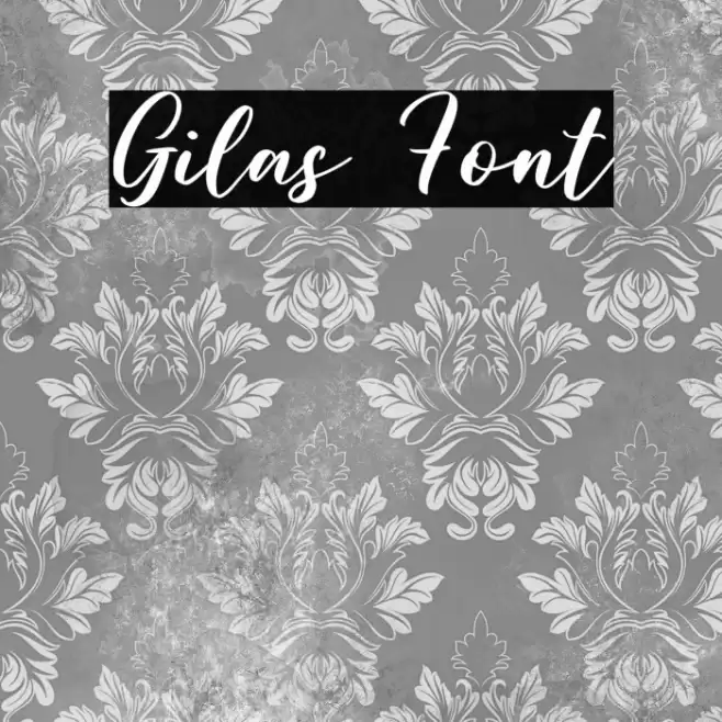 Gilas Font examples