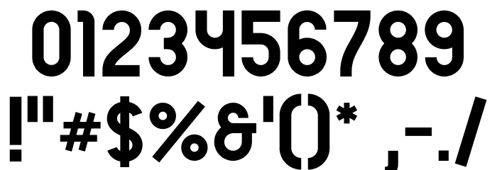 Gilbert Color Bold - Preview4 Font OTHER CHARS