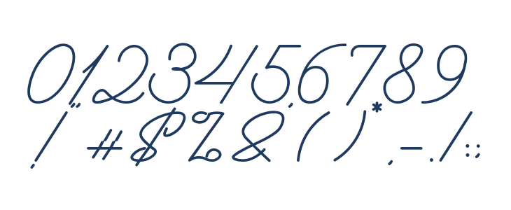 Gilbert Einstein Italic Other Characters