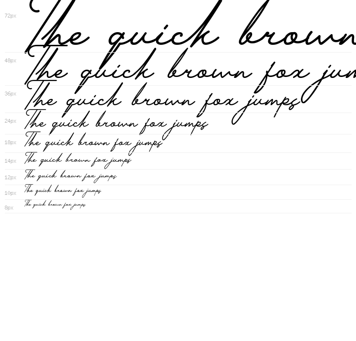 Gilbert Einstein Italic Waterfall