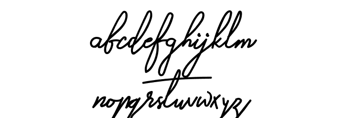 Gilberta Dafont Regular Font LOWERCASE