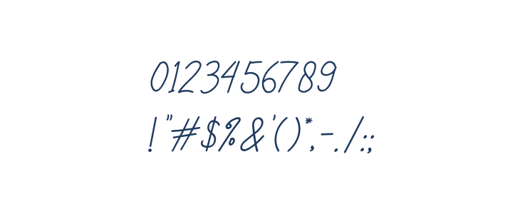 GilbertaDafont-Regular Other Characters