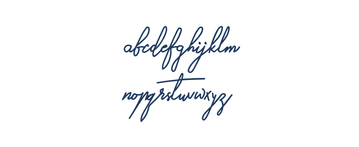 GilbertaDafont-Regular Lowercase