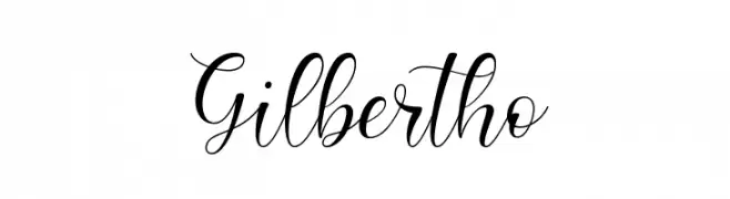 Gilbertho  नि: शुल्क फ़ॉन्ट्स डाउनलोड