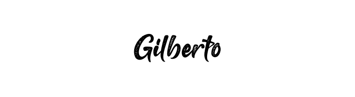 Gilberto  font caratteri gratis