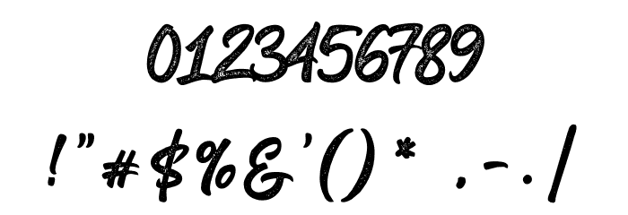 Gilberto Font OTHER CHARS