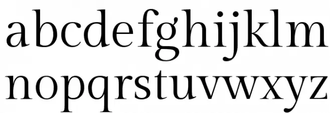 Gilda Display Font LOWERCASE
