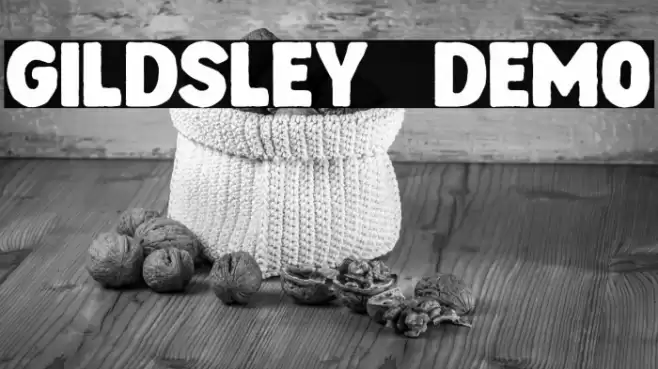 Gildsley   DEMO Caratteri examples