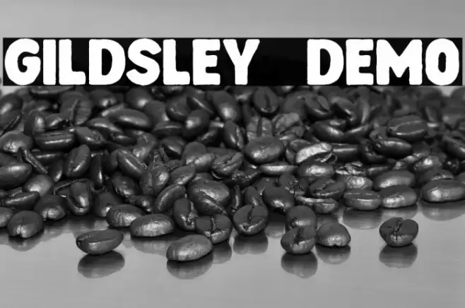 Gildsley   DEMO Caratteri examples