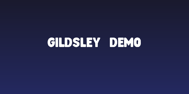 Gildsley   DEMO Social Header