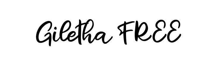 Giletha FREE  baixar fontes gratis