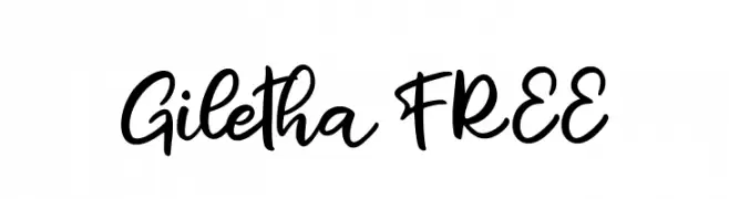 Giletha FREE  Frei Schriftart Herunterladen