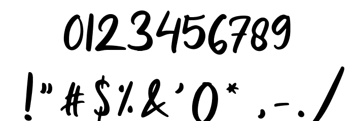 Giletha FREE Font OTHER CHARS