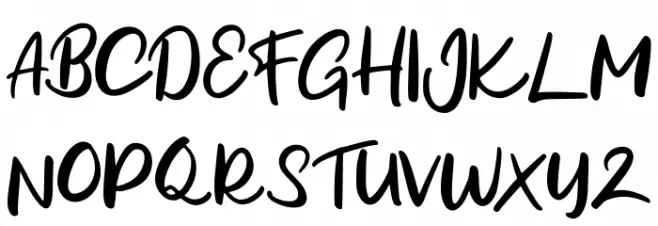 Giletha FREE Font UPPERCASE