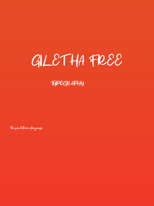 Giletha FREE Poster