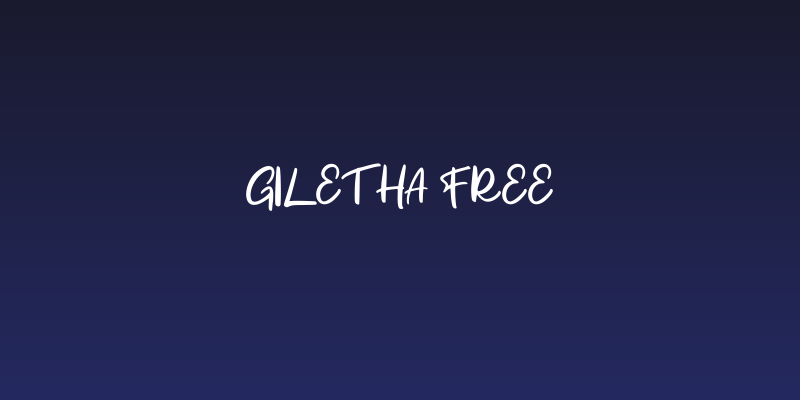 Giletha FREE Social Header