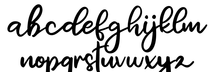 Giletha FREE Font LOWERCASE