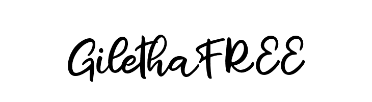 GilethaFREE  Free Fonts Download