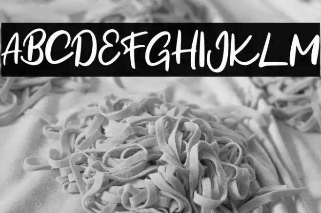 GilethaFREE Font examples