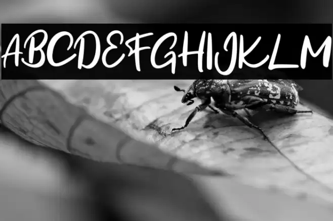 GilethaFREE Font examples