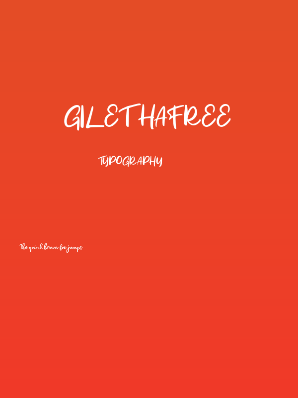 GilethaFREE Poster