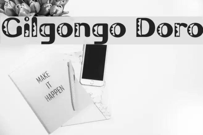 Gilgongo Doro Font examples