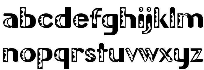 Gilgongo Doro Font LOWERCASE