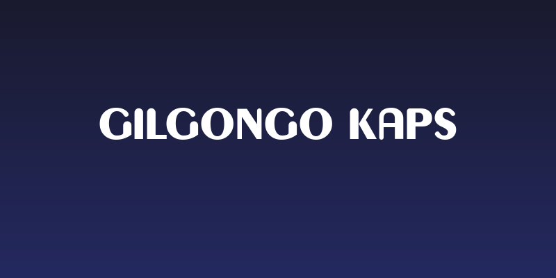 Gilgongo Kaps Social Header